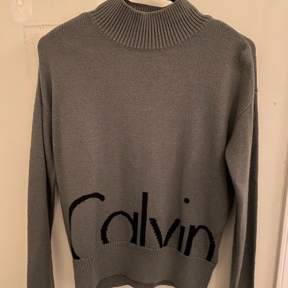 calvin klein turtleneck sweater